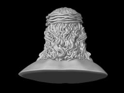 Jesus Christ Realistic Bust 3d model