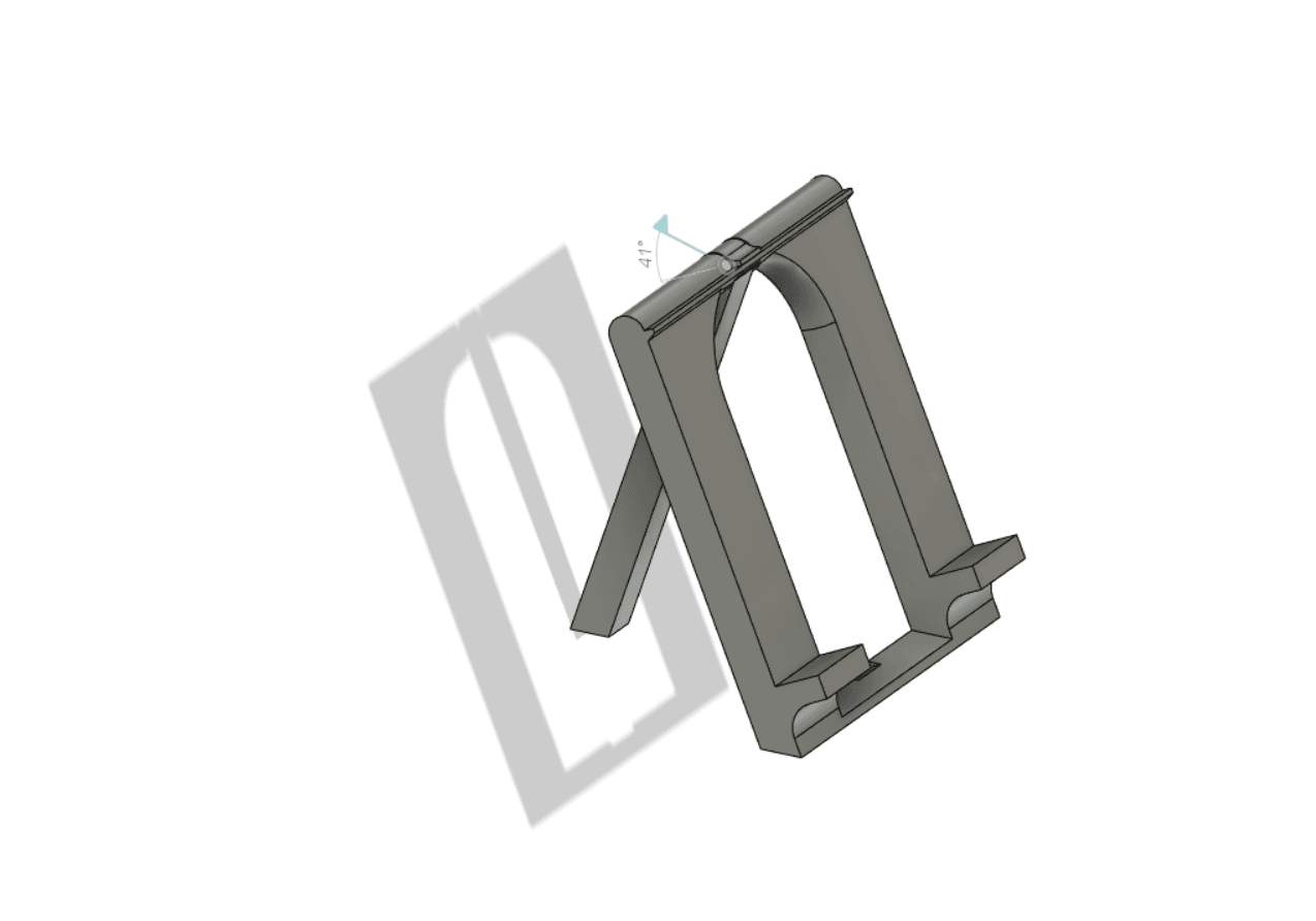 Print-in-Place Display Stand - Parametric 3d model