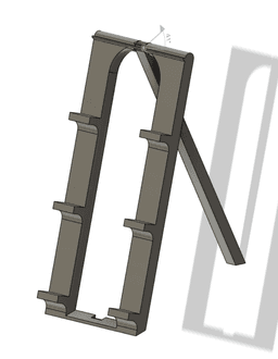 Print-in-Place Display Stand - Parametric 3d model