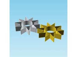 Sun, nestable box (v2) 3d model