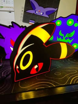 Umbreon Peeker Light Box 3d model