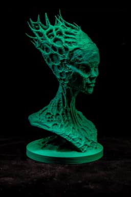 Water Nymph Bust (Pre Supported) 3d model