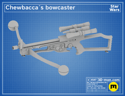 Chewbacca’s bowcaster 3d model