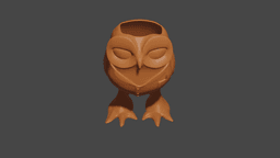 Owl Pencil Holder 3d model