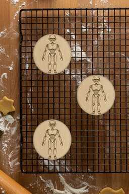 AI Robot Cookie Cutter, Biscuit Cutter 3d model