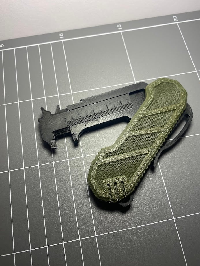 FOLDX - Foldable Multi-Tool - Mini Caliper Tool-head 3d model