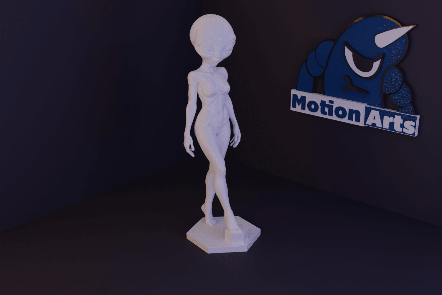Extraterrestre de Biquini.stl 3d model