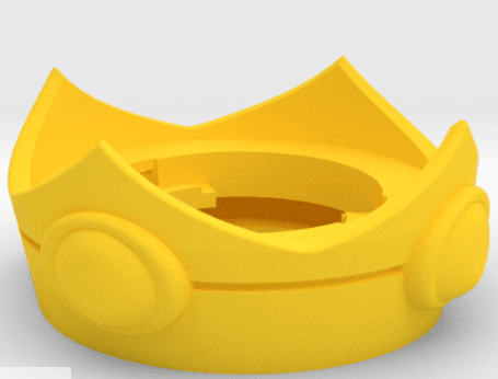 BEYBLADE PRINCESS PEACH'S CROWN | COMPLETE | SUPER MARIO SERIES 3d model