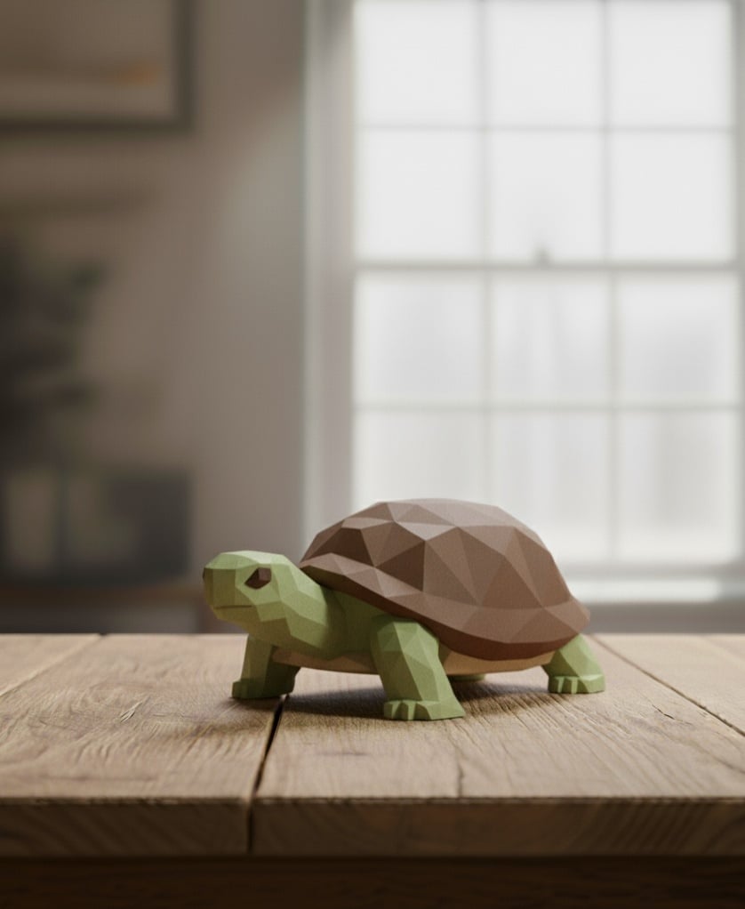 tortue lowpoly 3d model