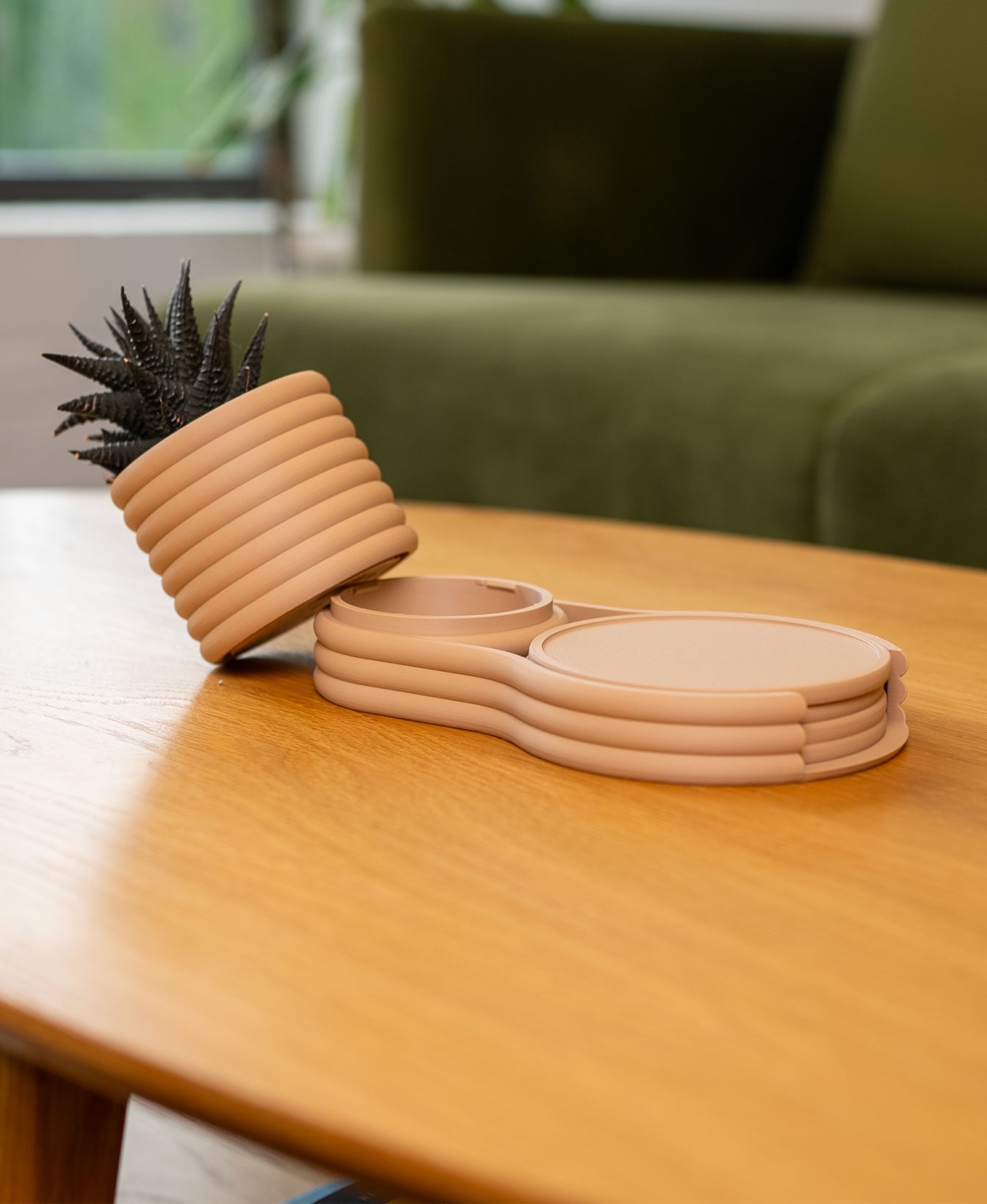 Coaster Planter 3d model