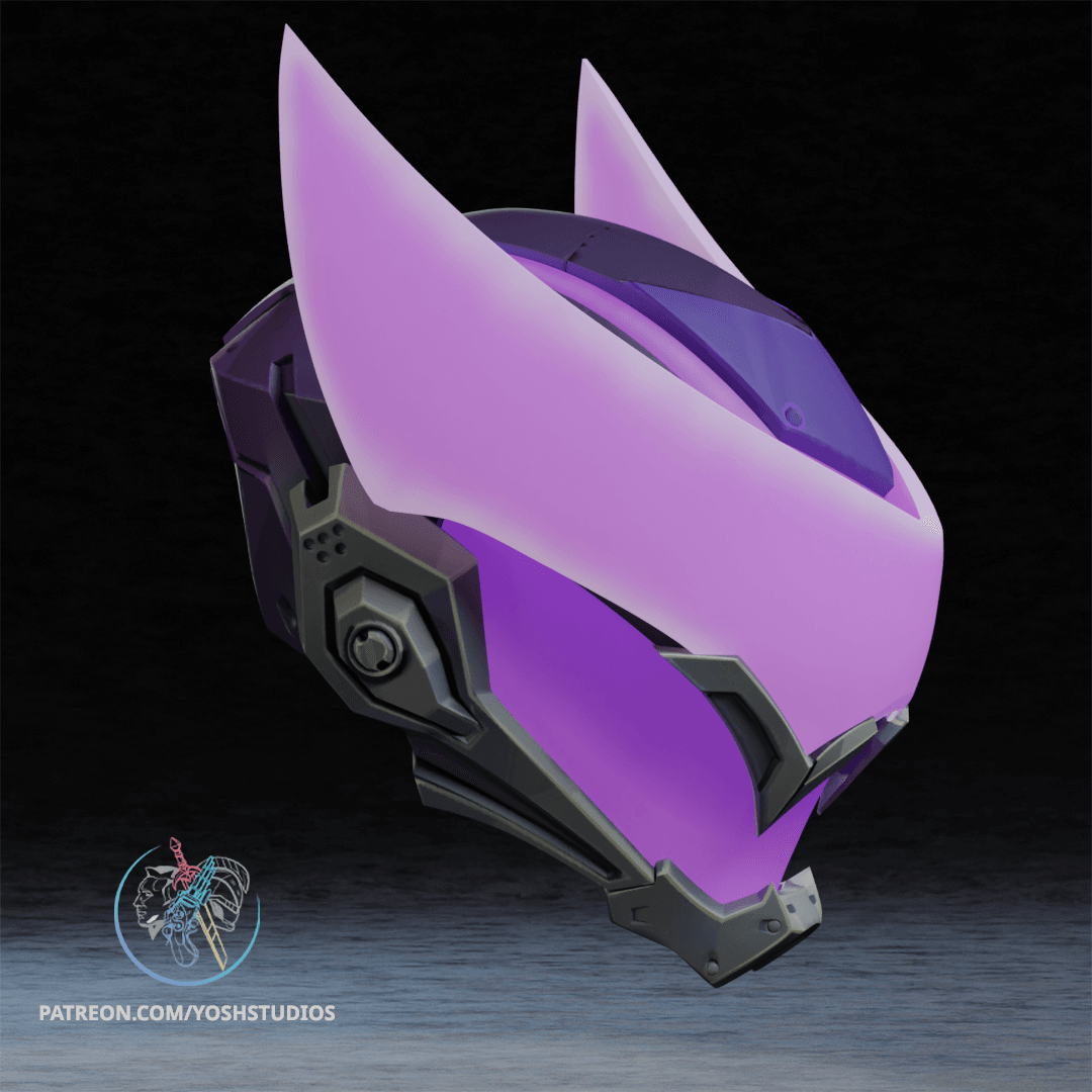 Hawkeye Rivals Helmet 3D Printer File STL 3d model
