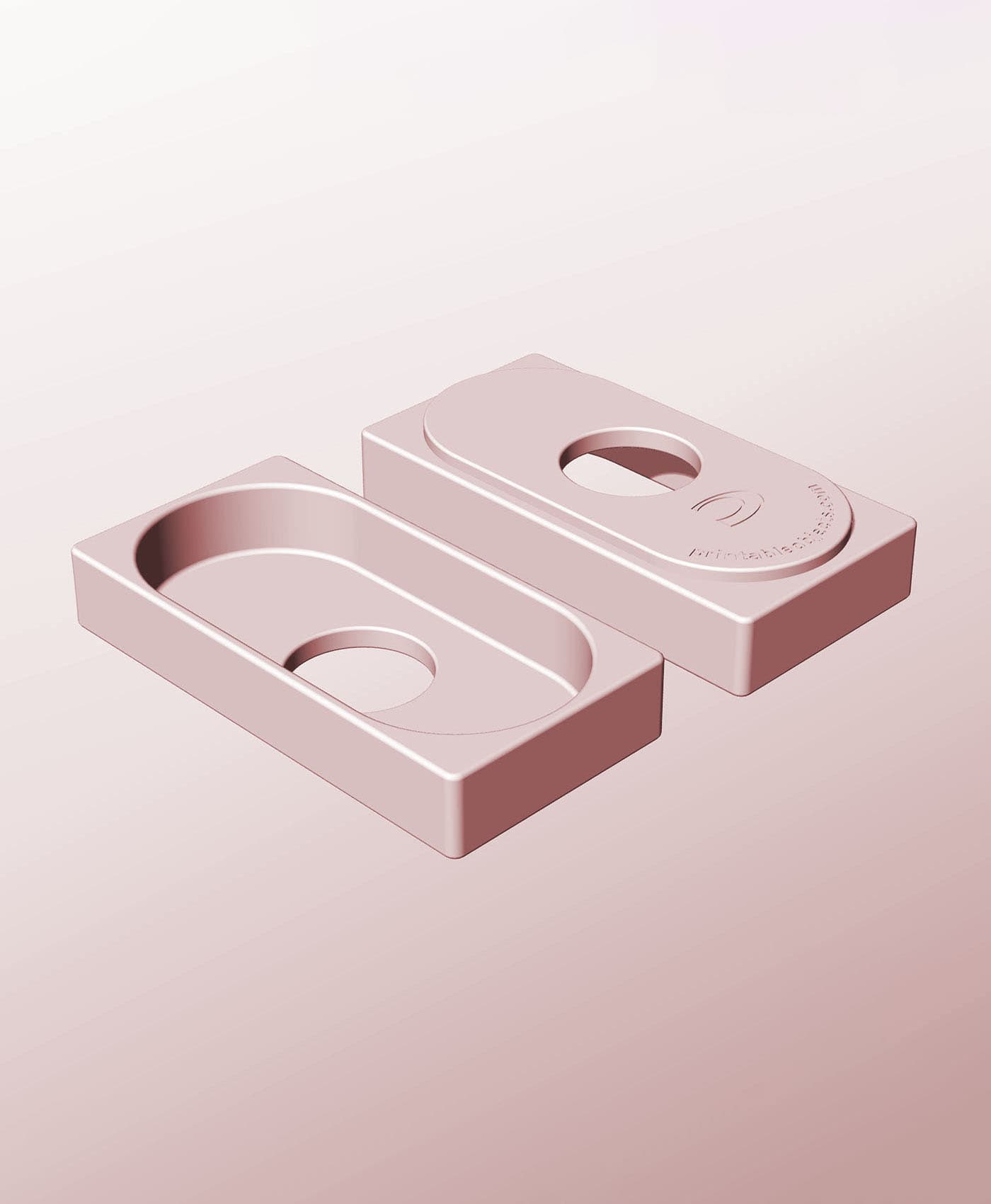 CX68-25-P Modular Stacking pierced container for home decor 3d model