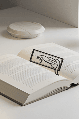 Fox Bookmark, Gift Bookmark 3d model