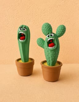 Screaming Cactuses - Part II 3d model