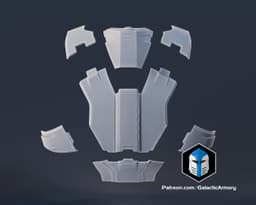 HD2 Armor - B-01 Tactical - 3D Print Files 3d model
