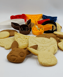 Pokemon Cookie Cutters 3d model