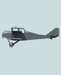1:144 Ansaldo S.V.A. 5 3d model