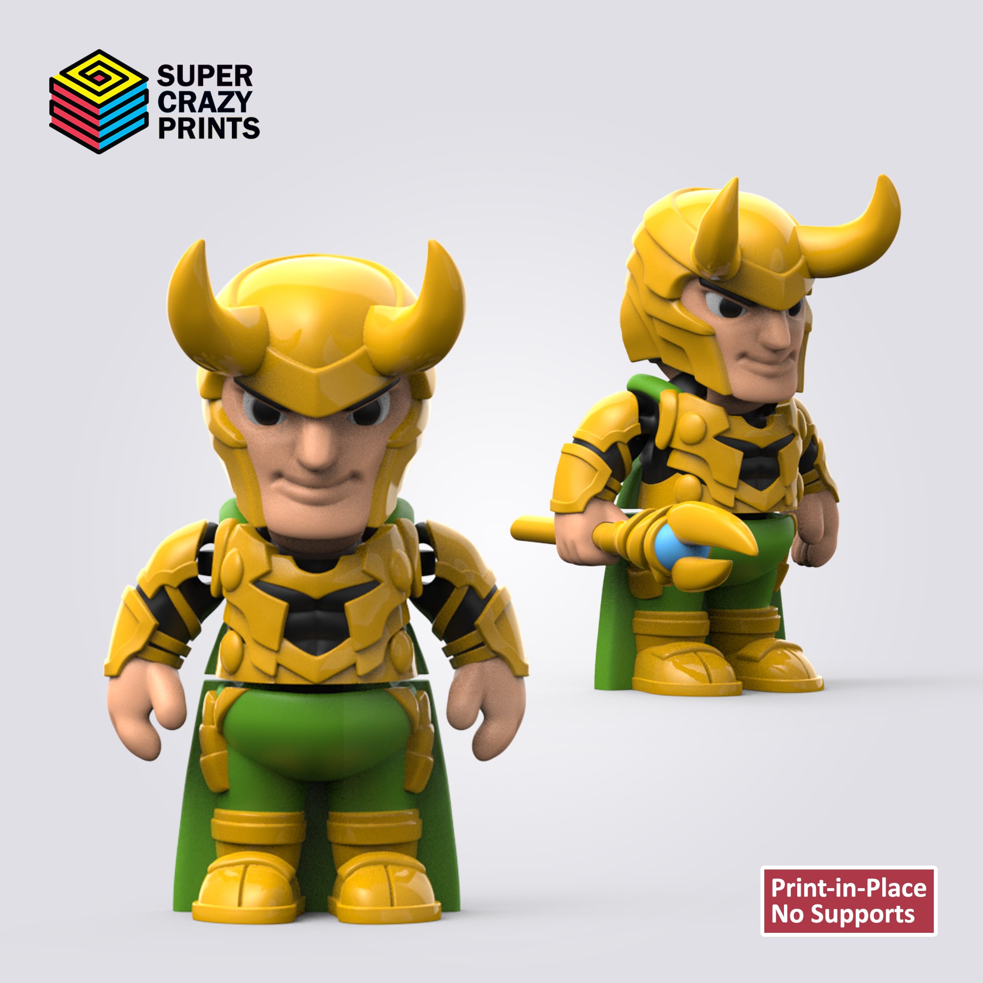 Flexi Loki 3d model