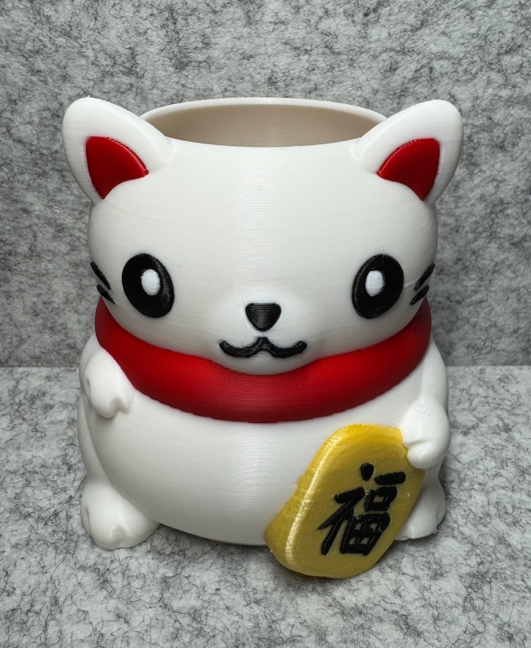 Lucky Cat Planter 3d model