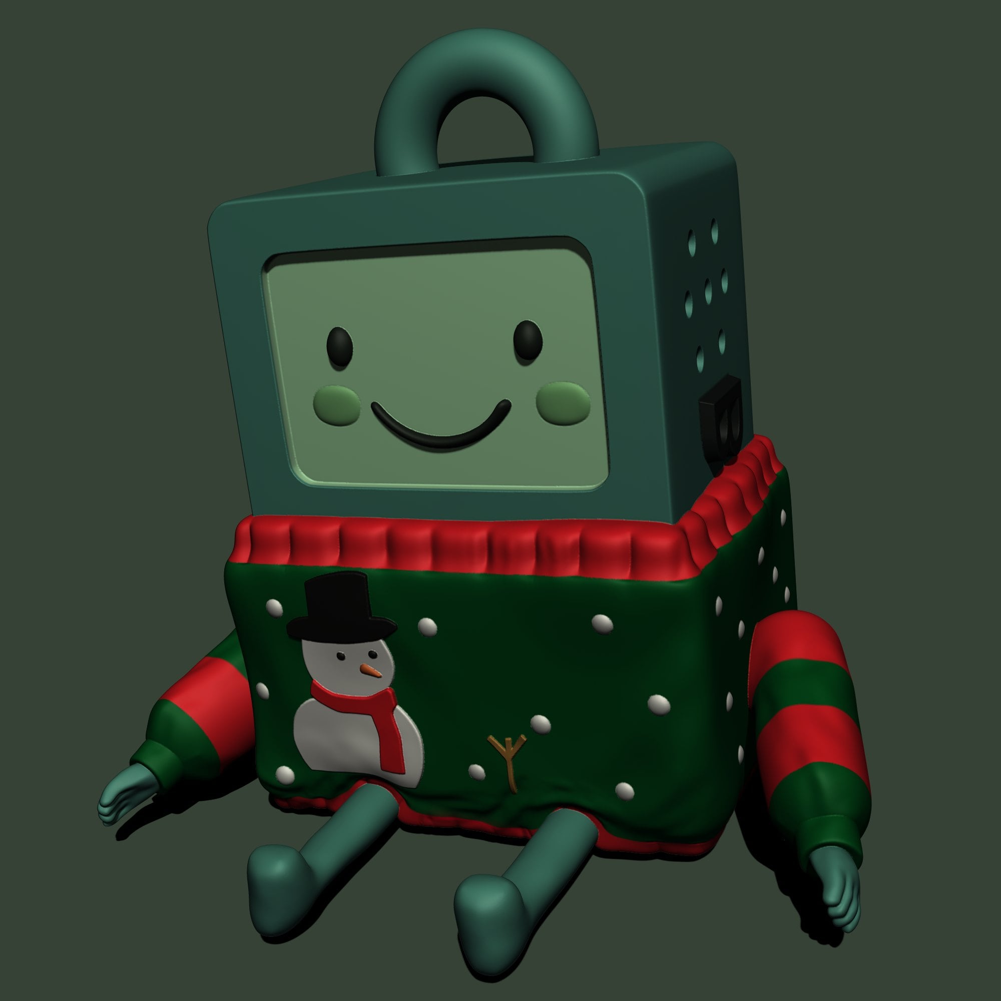 BMO Adventure Time Winter 3d model