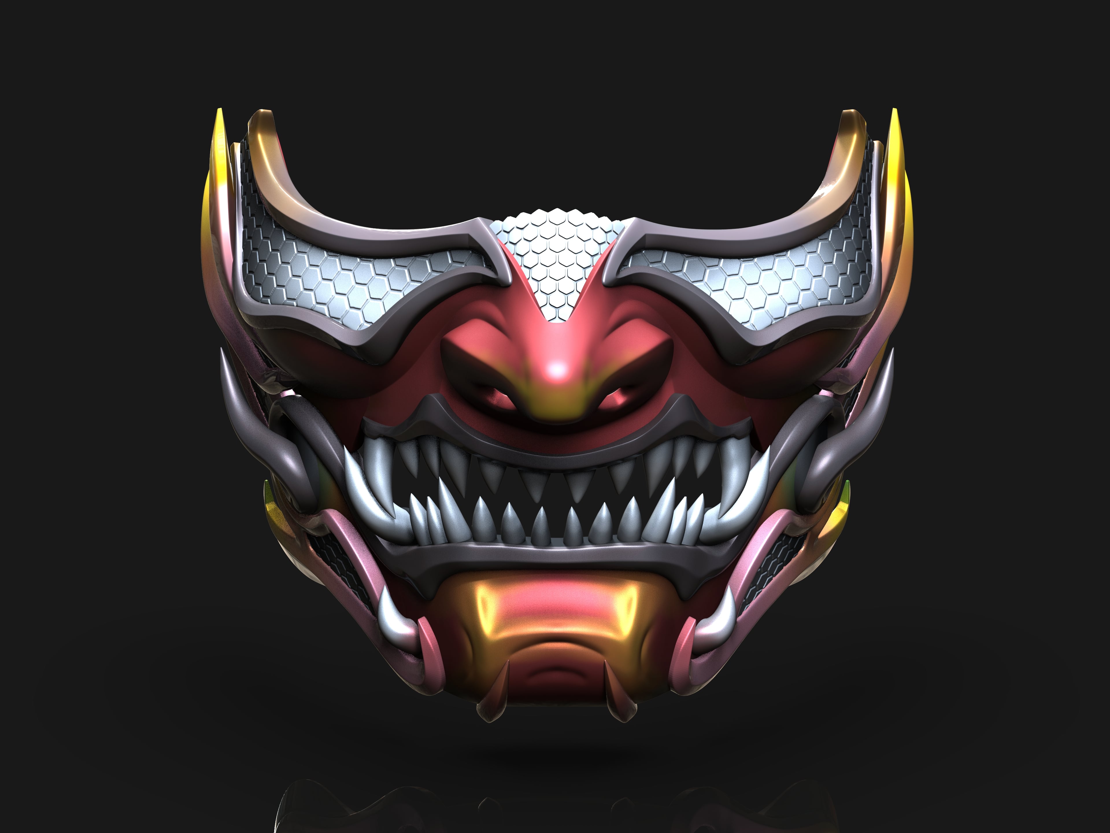 Blade Mempo Mask 3d model