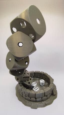Crazy3D Dice Tower 3d model