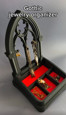 Gothic Shrine Jewelry Organizer 3d model