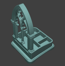Gothic Shrine Jewelry Organizer 3d model