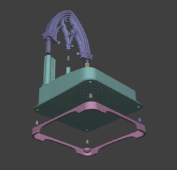Gothic Shrine Jewelry Organizer 3d model