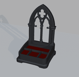 Gothic Shrine Jewelry Organizer 3d model