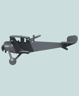 1:144 Nieuport 20 3d model