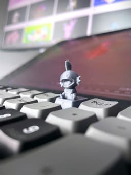 Pokemon Mudkip Keycap.3mf 3d model