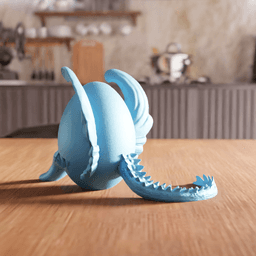Monster Mimic Egg Decorative Figurine 3d model