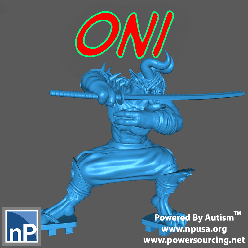 Oni Warrior 3d model