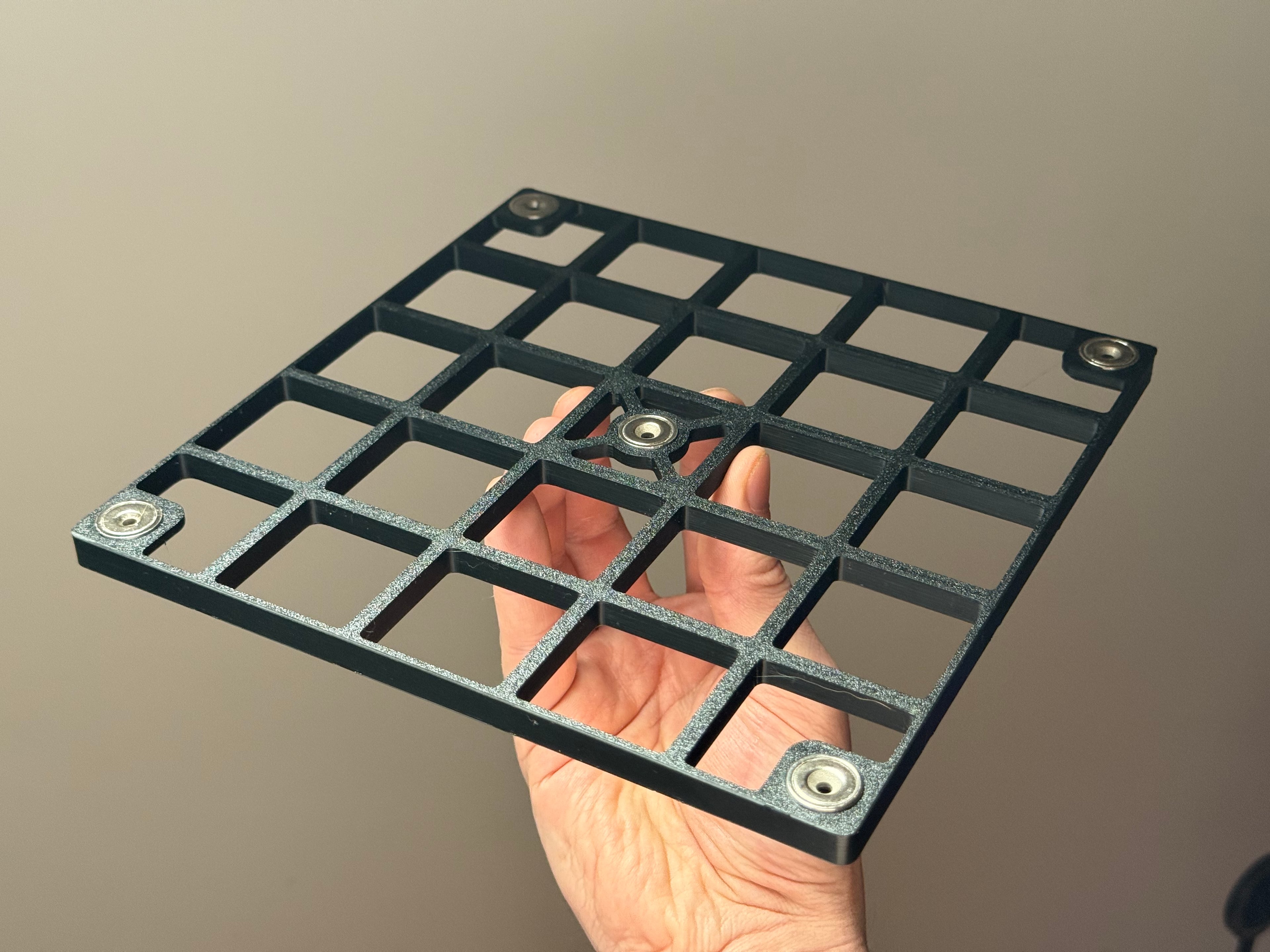 Magnet Bottom Gridfinity Baseplate 3d model