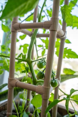 Pillaris Core Modular Trellis System – Fluted, Stackable Garden Support 3d model