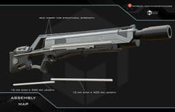 Covert Mandalorian Assault rifle 3d model