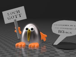 der Lochgott - 3d design kurs 3d model