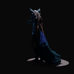 Cute Fantasy Fox Girl 3D Printable Figure 3d model