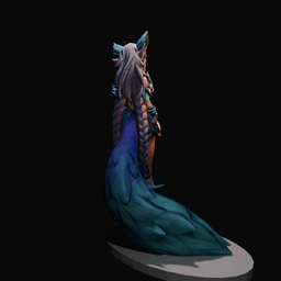 Cute Fantasy Fox Girl 3D Printable Figure 3d model