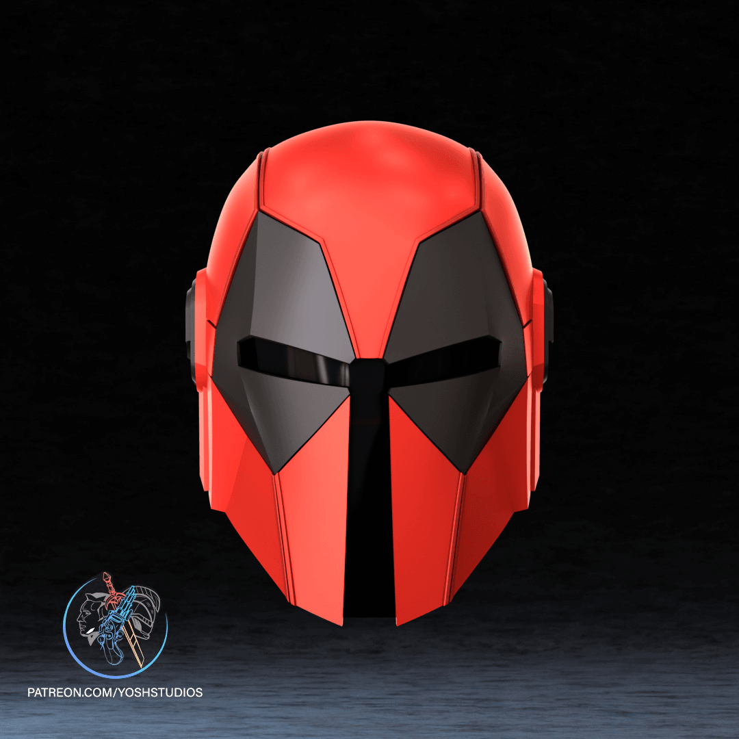 Mano Deadpool Helmet 3D Printer File STL 3d model