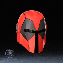 Mano Deadpool Helmet 3D Printer File STL 3d model