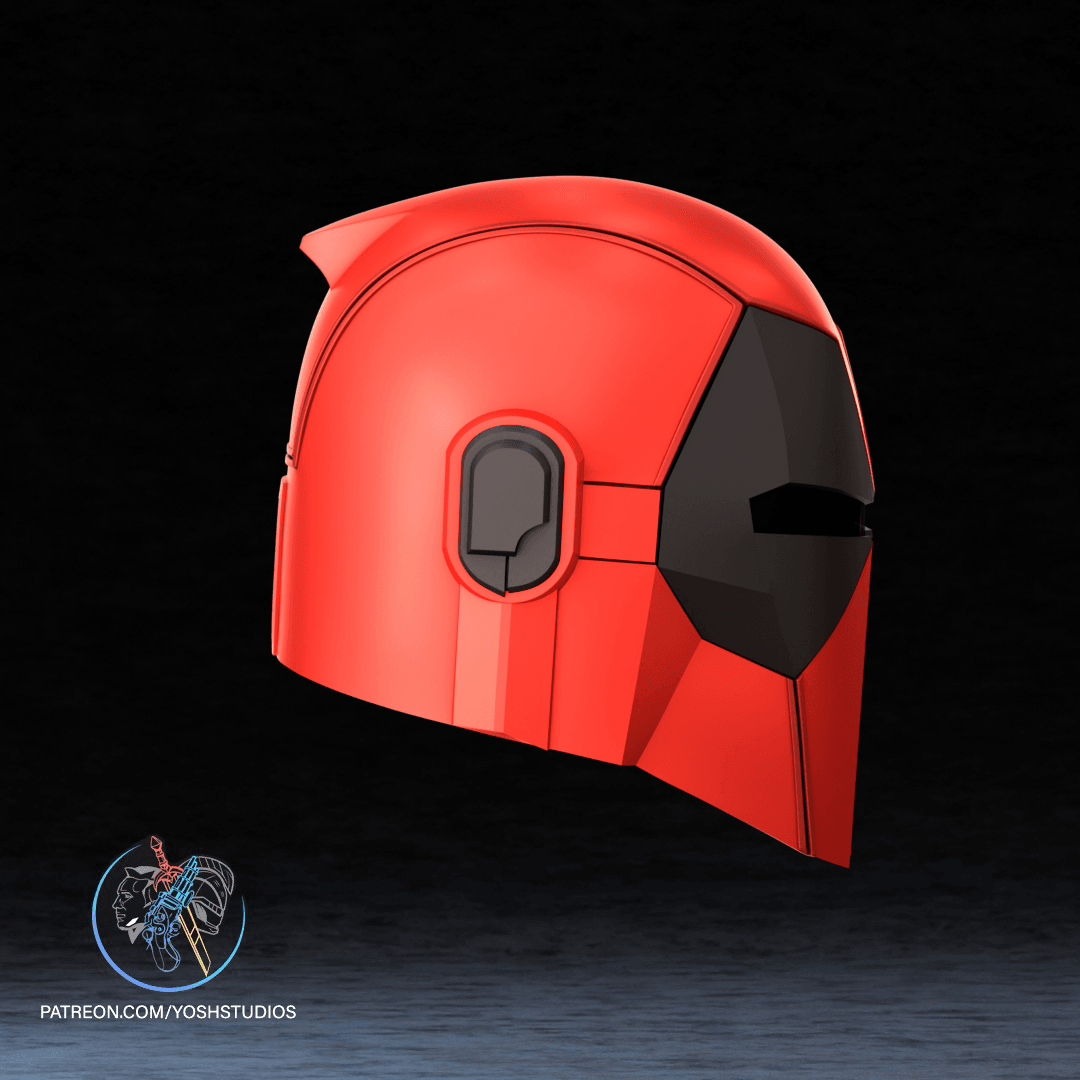 Mano Deadpool Helmet 3D Printer File STL 3d model