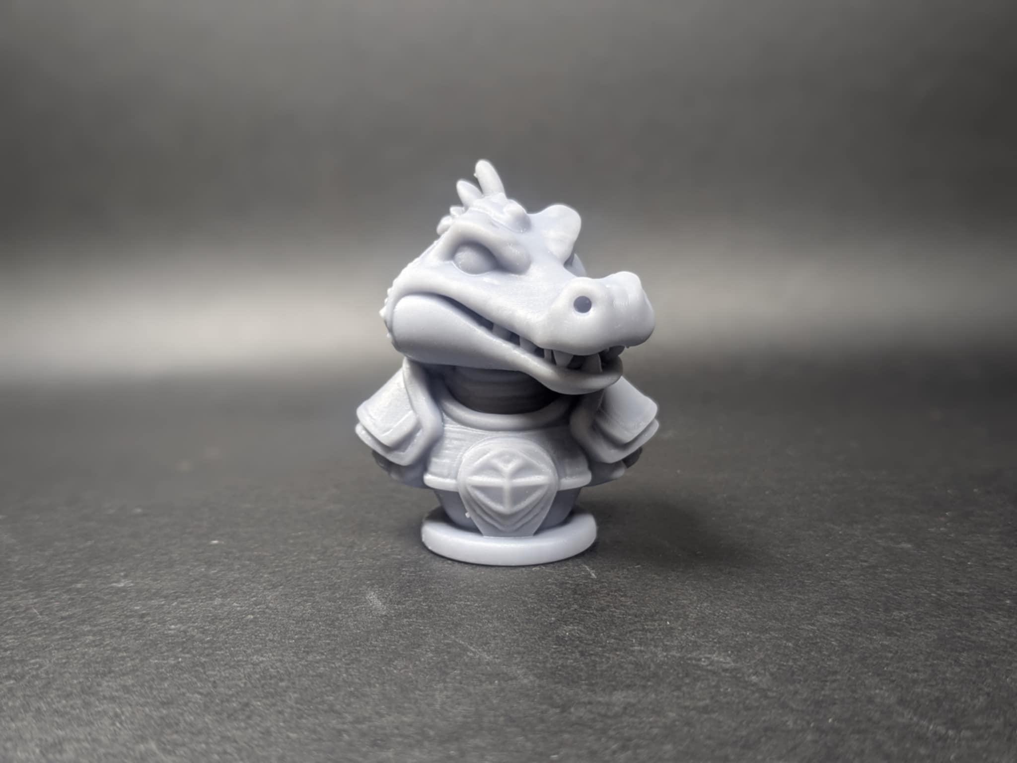 Armored Croc Bust 3d model