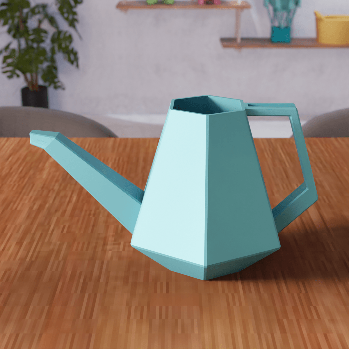 Geometric Pitcher - Planter Accent 3d model