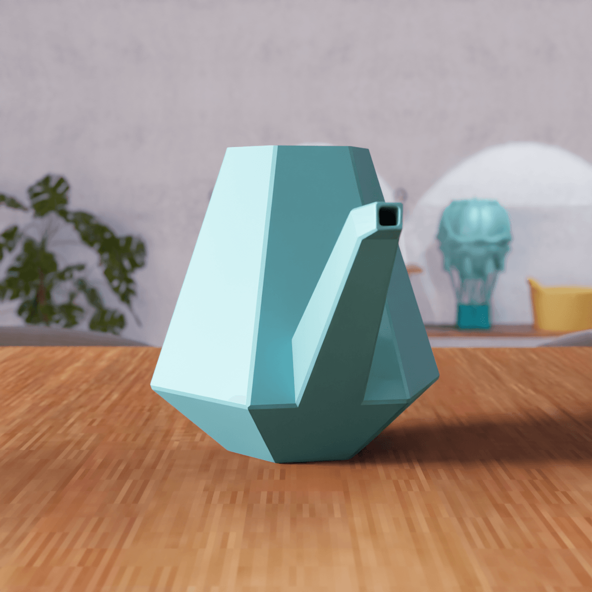 Geometric Pitcher - Planter Accent 3d model