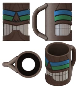 Hawaiian Tiki Can Cup 3d model