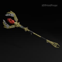 Staff of Fire 3d model
