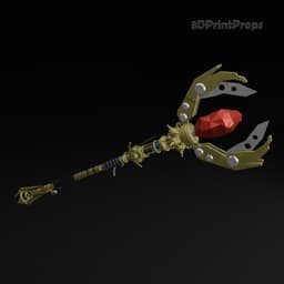 Staff of Fire 3d model