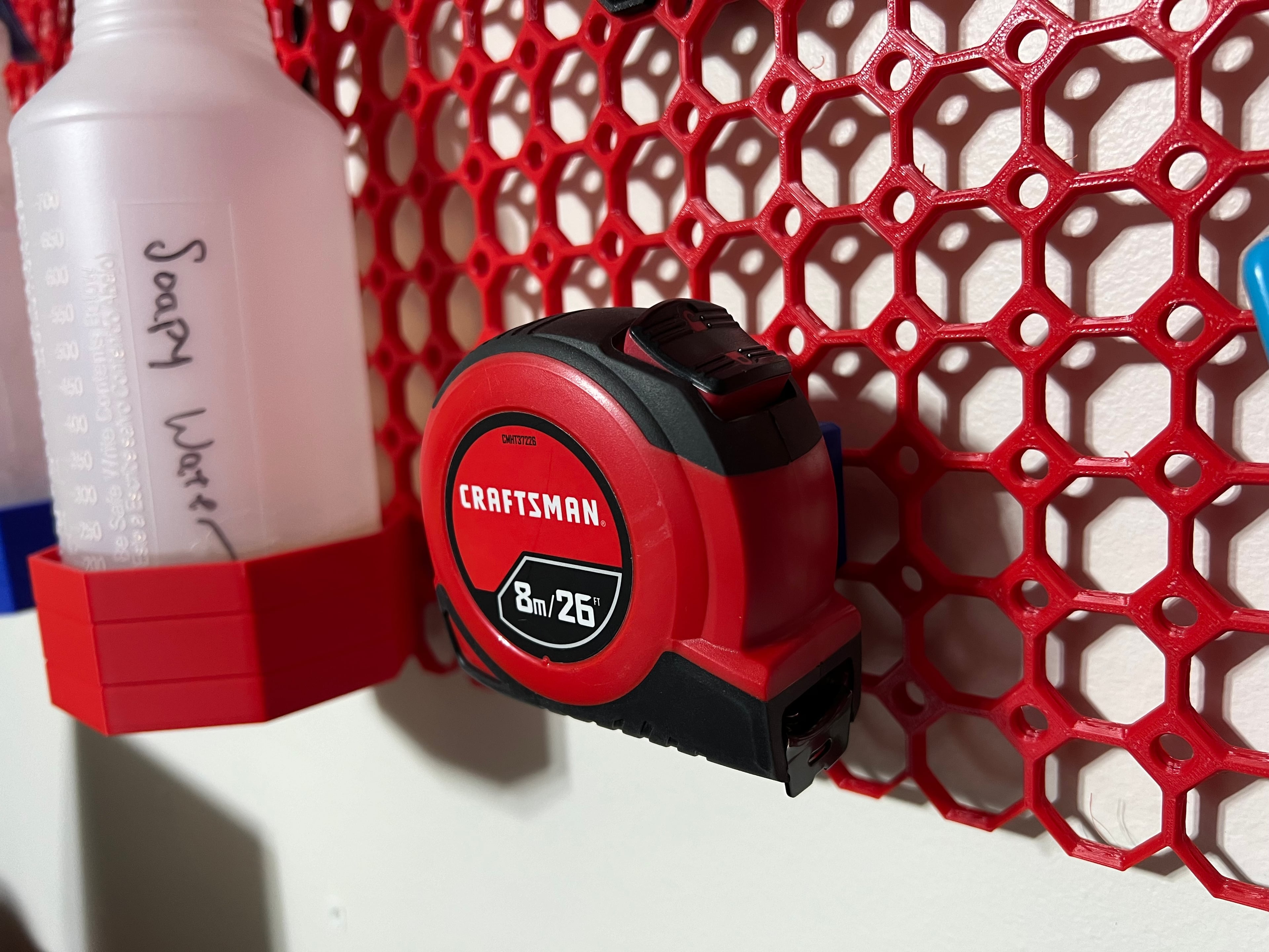 Multiboard Tape Measure Storage Clip 3d model